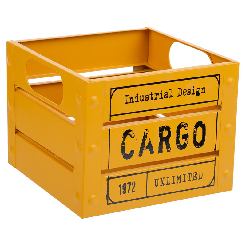 Trent Austin Design Iron Basket, Yellow