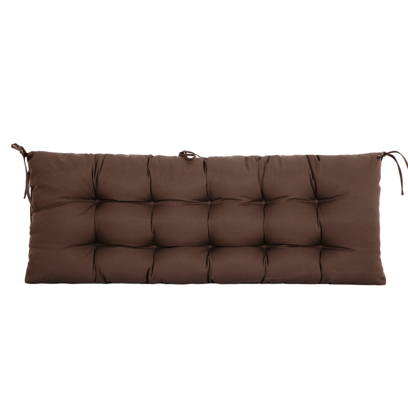 Cassella Outdoor 4'' Bench Seat Cushion, Brown