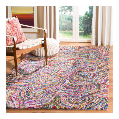 Anaheim Hand Tufted Cotton Floral Rug