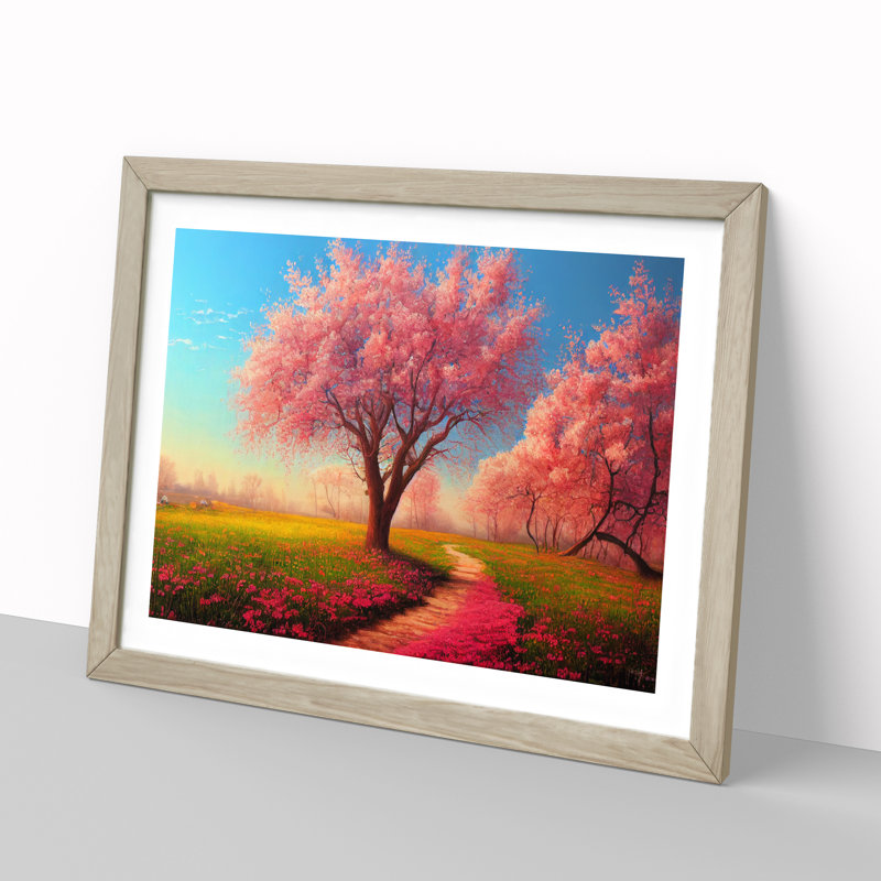 Spring Meadow Landscape - Single Picture Frame Print