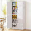 Armoire de rangement en acier avec tablettes réglables, armoire de campagne robuste