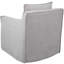 Fauteuil pivotant gris Akinola