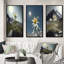«Blossoming Edelweiss Flower Under Sun», 3 pièces-1104884684-1104884695