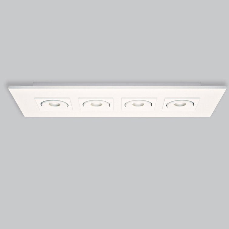 Marc 4 - Light 28.3465" Cluster Rectangle LED Flush Mount