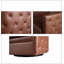 Fauteuil demi-tonneau capitonné Capstone