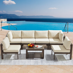 5 - Person Patio Conversation Set with Cushions