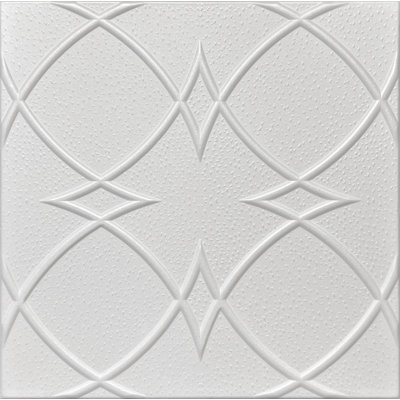 Carreaux de plafond en polystyrène 20X20 avec panneaux décoratifs à coller pour une installation facile à faire soi-même, ainsi que pour la rénovation de la maison et du sous-sol. R23 Eta, Lot / 8