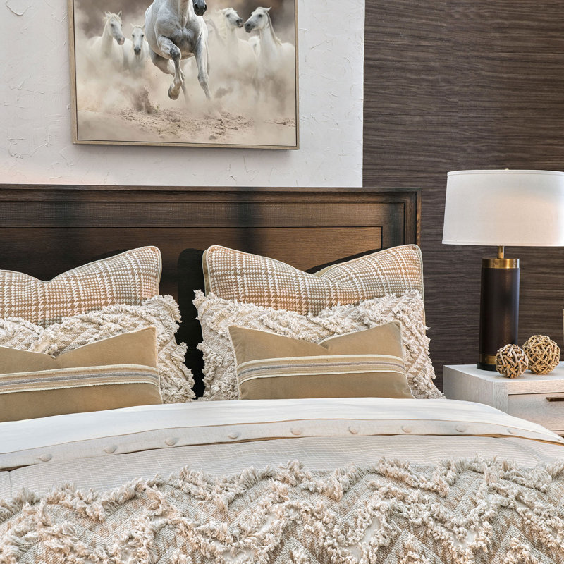 Sperrin Houndstooth Pillow Sham, King