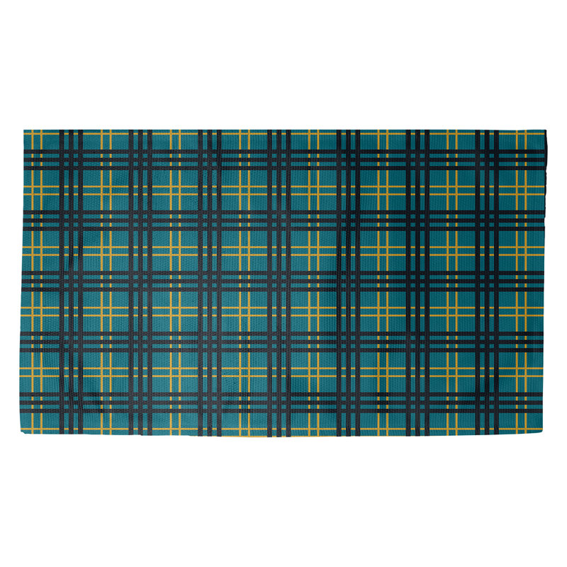 Plaid Indoor Rug, Rectangle 2' x 3'