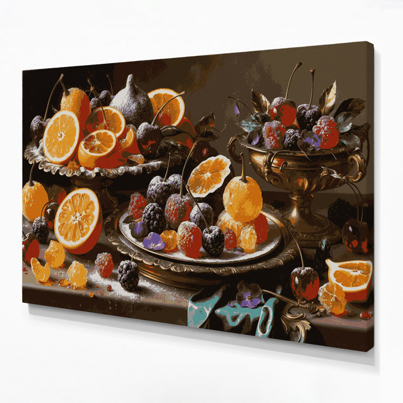 Art mural sur toile Desserts, H 16 po x l 20 po