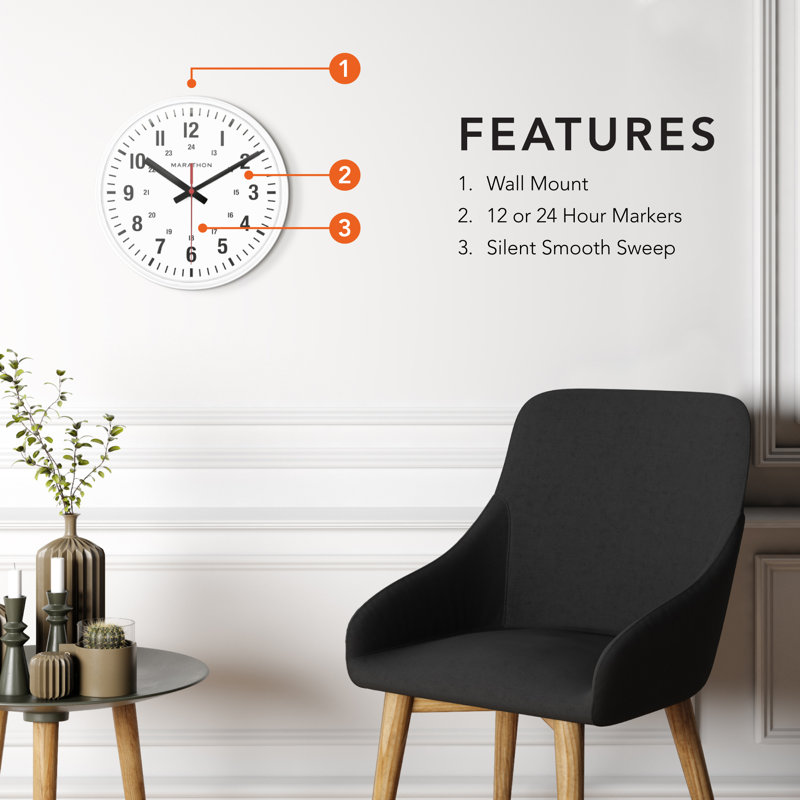 Horloge murale 10 "