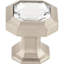 Crystal Emerald 1 1/8" Length Geometric Knob-926718684