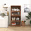 Bibliothèque contemporaine avec portes fermées en verre et armoire de rangement de bureau