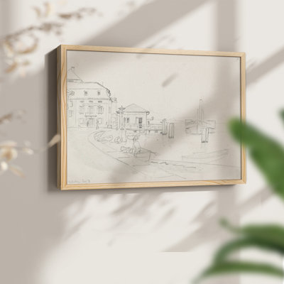 Croquis rétro - XXVI - reproduction encadrée