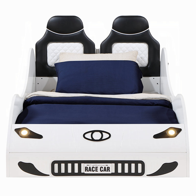 Lit voiture Colen (simple), Blanc