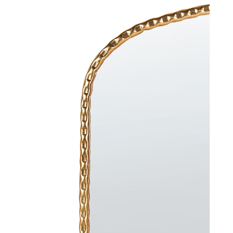 Ulises Metal Arch Mirror, Gold, 180.34 cm H x 180.34 cm W