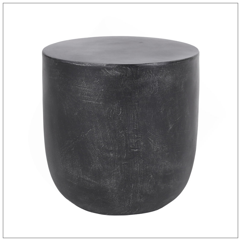 Table d'appoint d'extérieur en béton léger