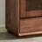 Light luxury senior black walnut bookcase
