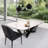 Rectangular with Steel Base Dining Table