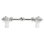 Bienvenue 4 inch center to center pull  in finish Oil Rub Bronze