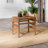 Rectangular Acacia Outdoor Side Table , 24'' in. W 18'' in. D-1411047629