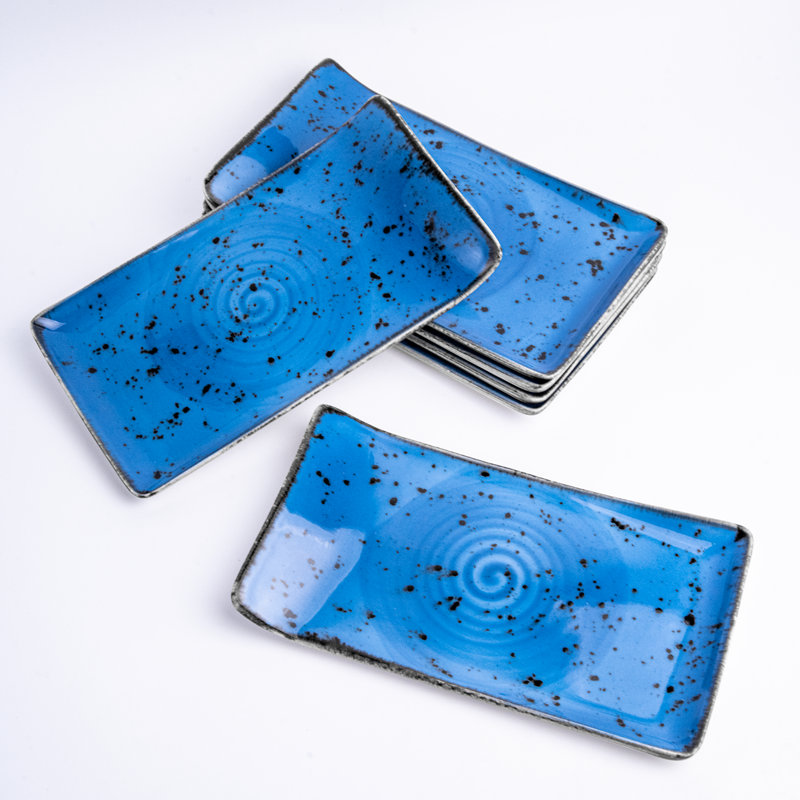 Shimizu Side Plate, Blue