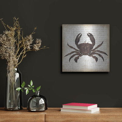 'Crab I' by Erin Clark Metal Wall Art