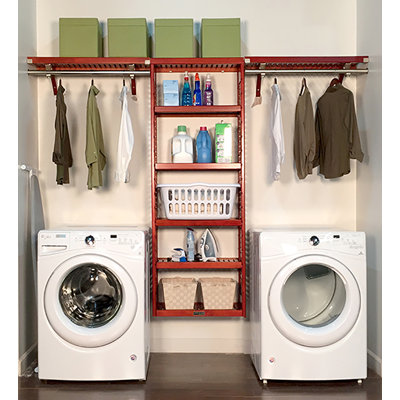 Solid Wood Laundry Room Organizer