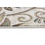 Tapis ivoire / moka / vin à motif floral Kasturi-729418460