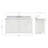 Abbate 60" Single Bathroom Vanity with Carrara White Marble Top-121645826-85364019