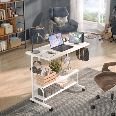 Metal Base Computer Desk