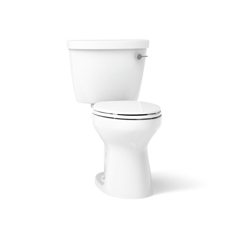 Toilette allongée deux pièces Cimarron 1,28 GPF (siège non inclus), Blanc, Droite