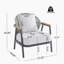 Fauteuil club d'extérieur en corde avec coussin texturé, ensemble de 2-115717570-115717572