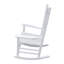 Chaise berçante en bois blanc-1963254893