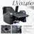 Alair Dark Gray Leather Aire Power Motion Recliner W/Bluetooth-2085958075