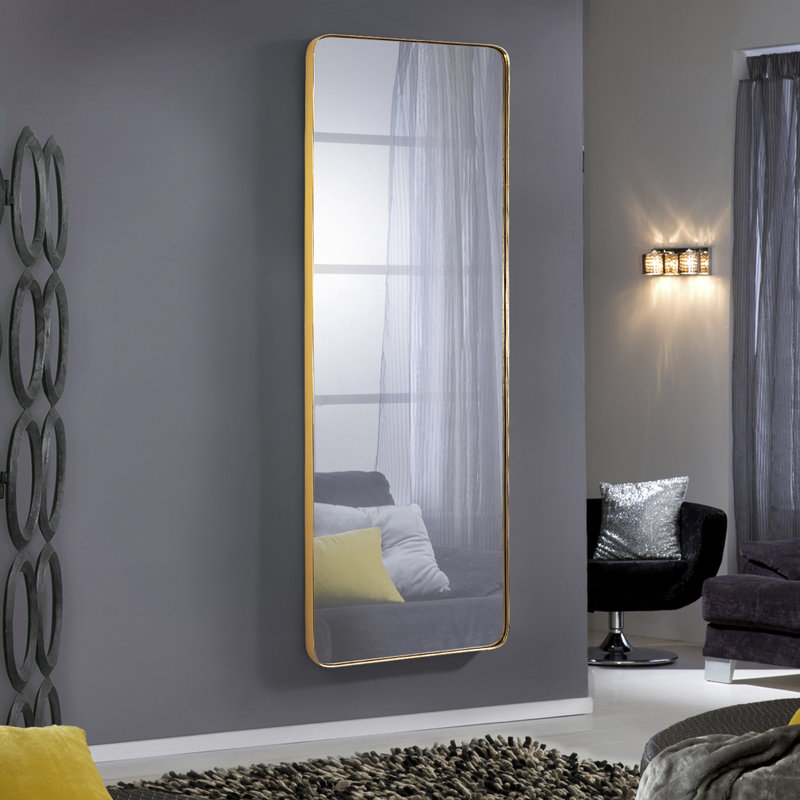 Averill Engineered Wood Wall Mirror, 180cm H x 65cm W