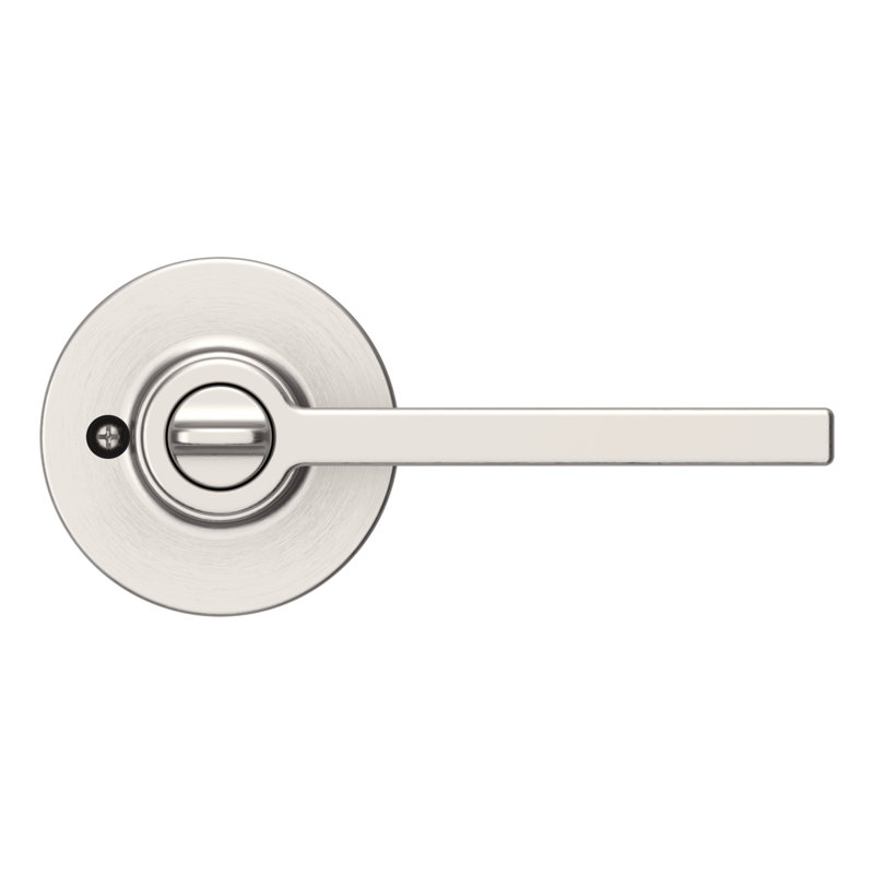 Casey Bed/Bath Lever, Satin Nickel