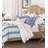 Maritime Coastal Cotton Striped Comforter-24164856-24124943