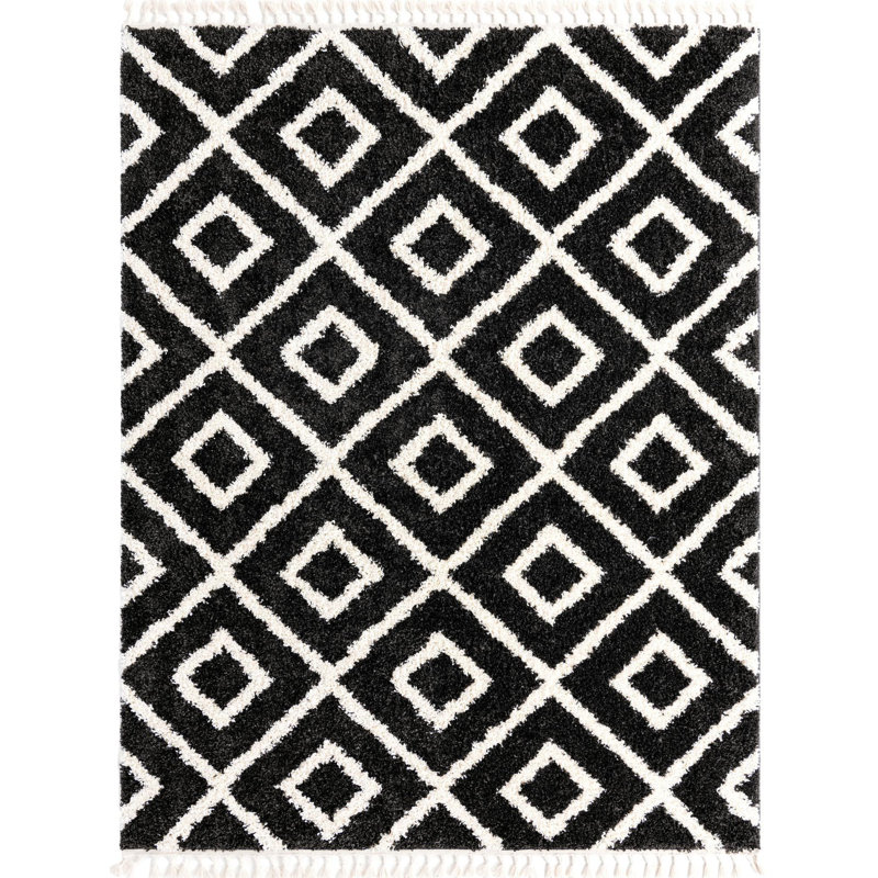 Bikales Geometric Indoor Rug, Rectangle 7'10" x 10'