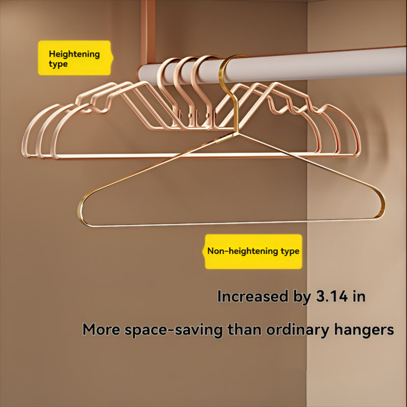 Short-Neck Hangers – Compact, No-Mark Aluminum Clothes Hangers For Space-Efficient Wardrobes
