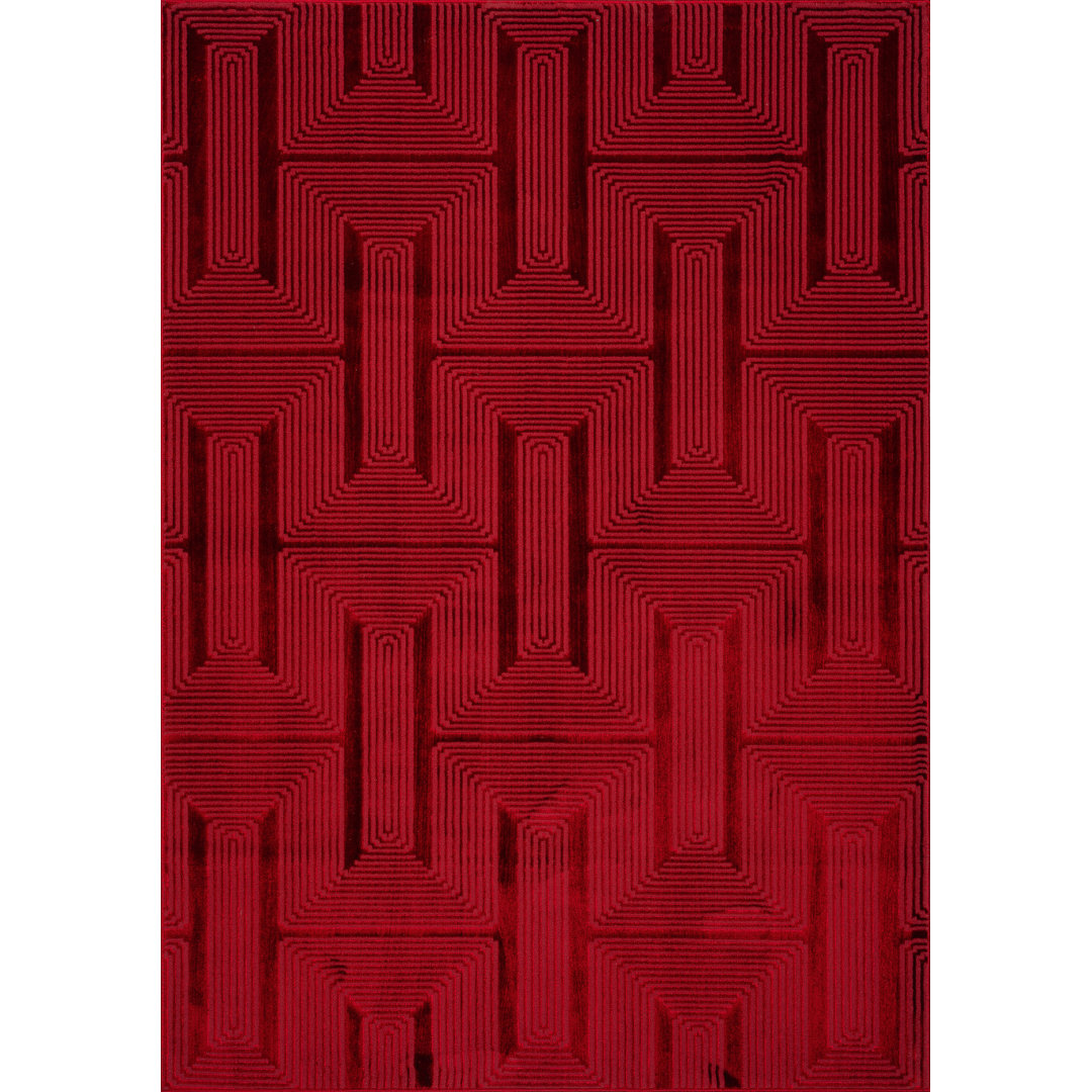 Demica Abstract Indoor / Outdoor Area Rug