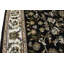 Tapis floral noir / crème / ivoire en laine noué à la main Floral-66149180
