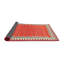 Tapis de zone rouge/brun contemporain-1459907300