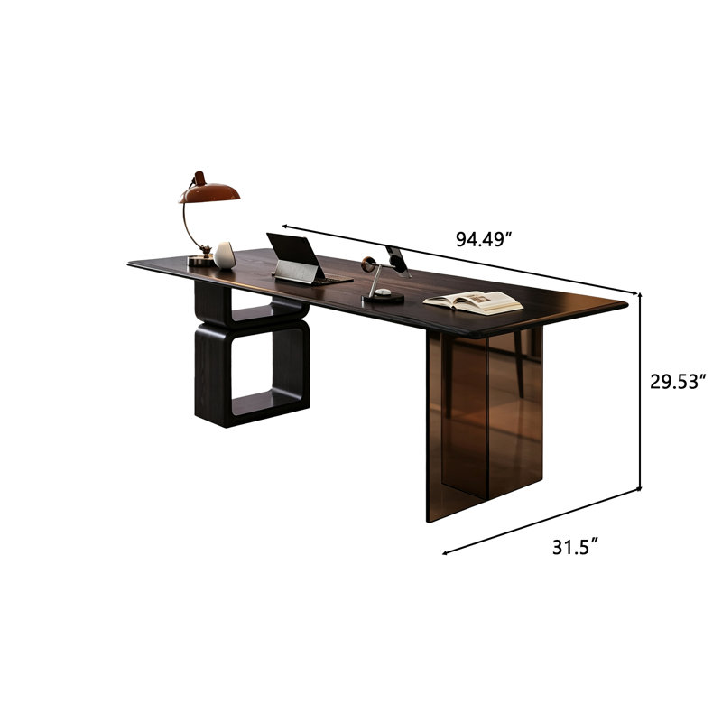 Table de bureau 94,49 po, H 29,53 po x l 94,49 po x P 31,50 po