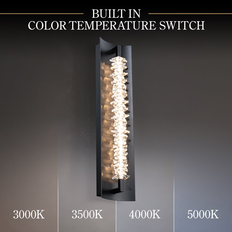 Bergy 1 - Light LED Vanity Light, 29 W, Aged Brass