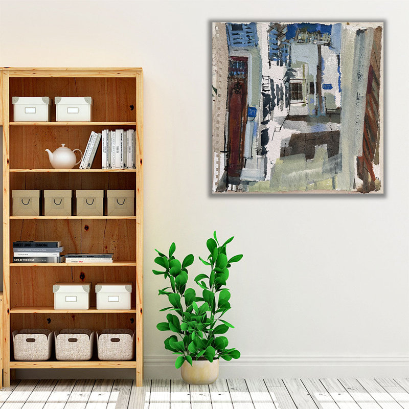 Bahrain Alley - reproduction d'art sur toile, H 20 po x l 20 po