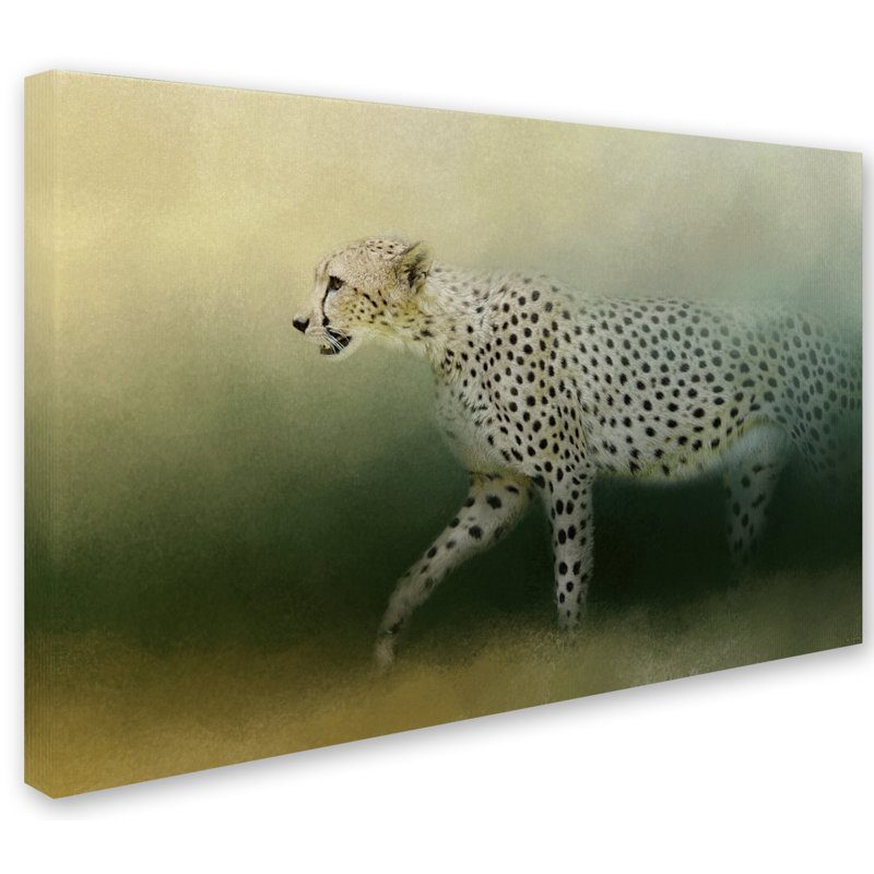 Vidur «Cheetah on the Prowl», impression sur toile tendue, H 12 po x l 19 po