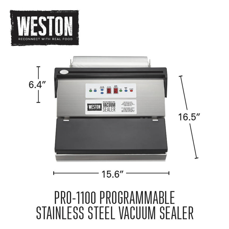 Weston® Pro-1100 Programmable Stainless Steel Vacuum Sealer