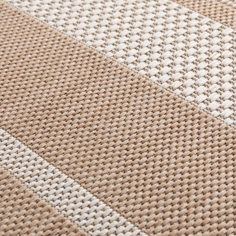 Ellionna Indoor / Outdoor Area Rug, Beige, Rectangle 200cm x 290cm