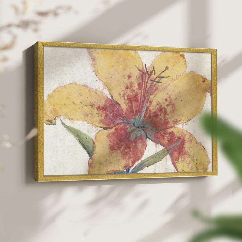Blooming Lily -Framed Print - Restickable